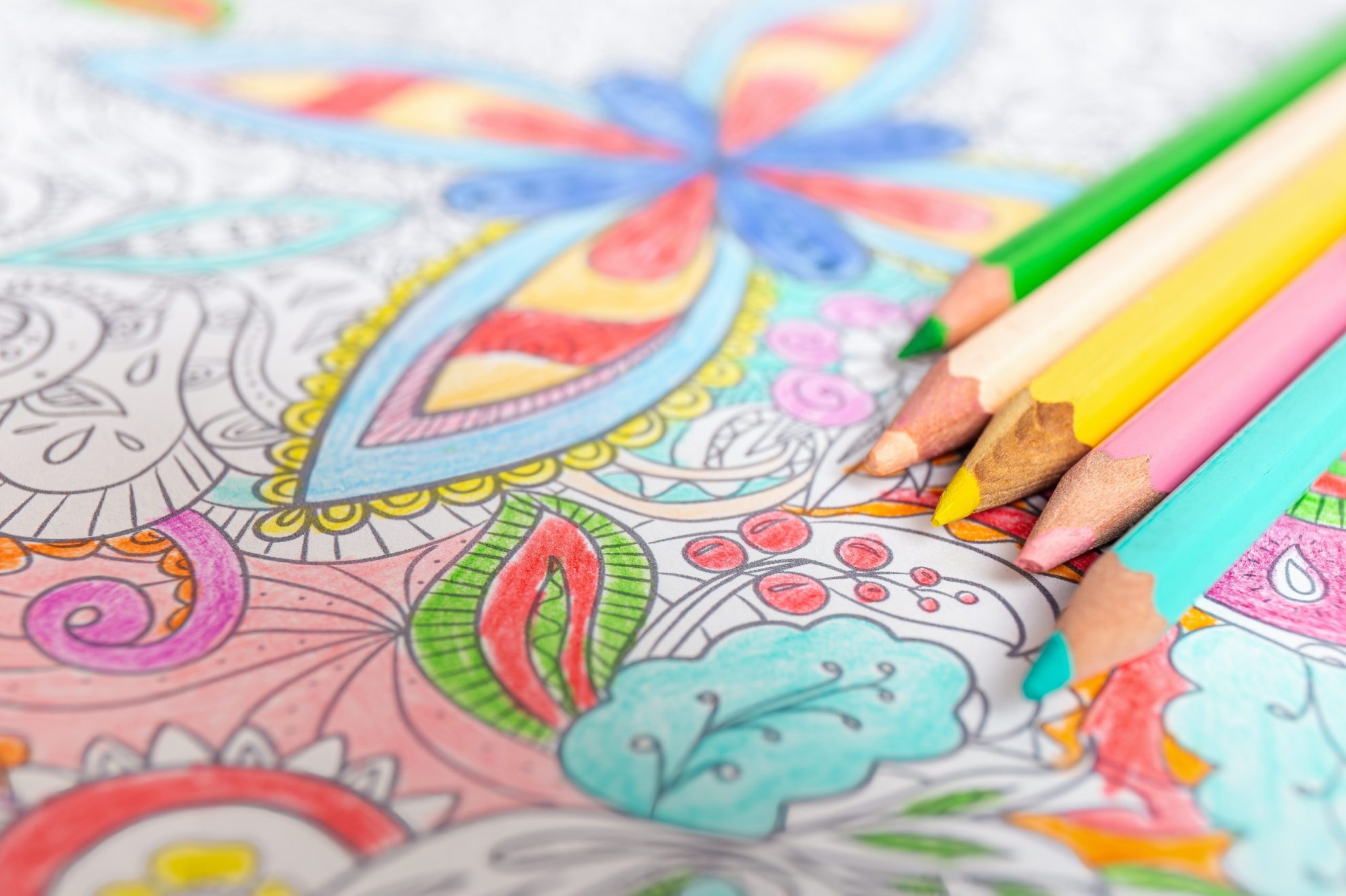 Relaxing Coloring Books for Hospital Patients